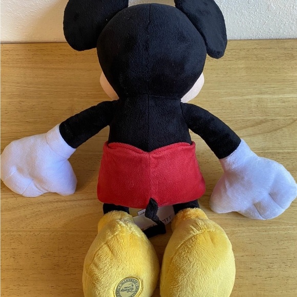Disney Mickey Mouse Plush - Black, White, Red, Yellow - Picture 7 of 7